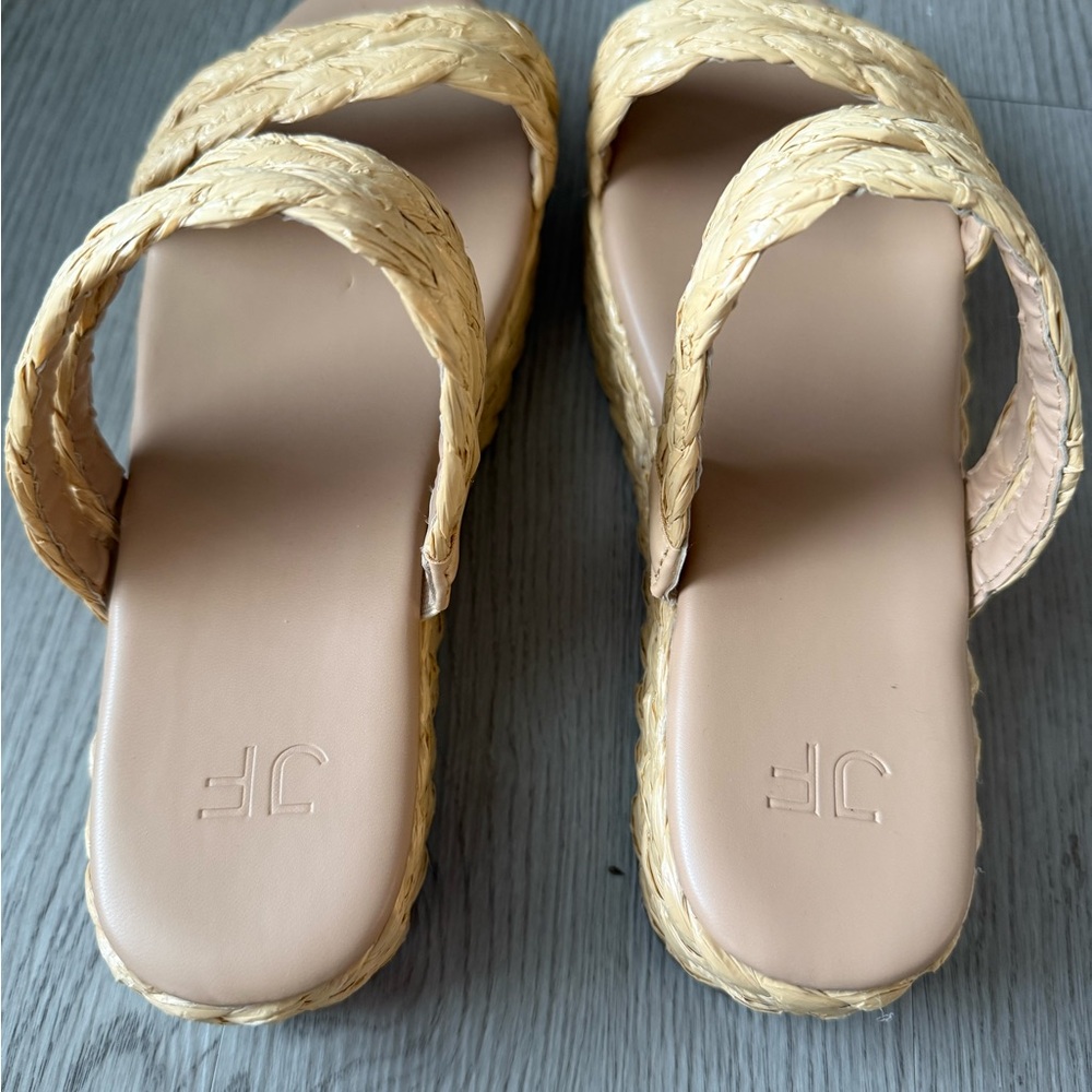 Tan Platform Sandals - Picture 7 of 7